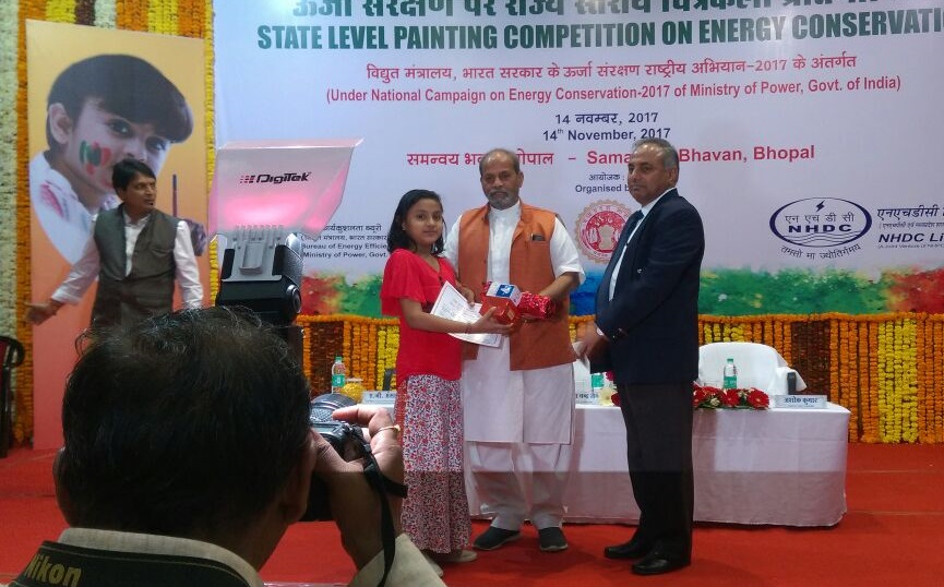 NHDH - Sambhavi Pandey Win Consulation Prize at State Level Also Win 2000 Rs Cash Prize  
